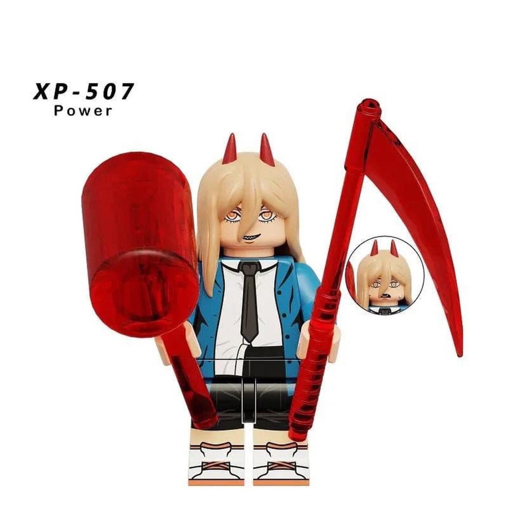 Lego Red and Blue Action Figure Playset